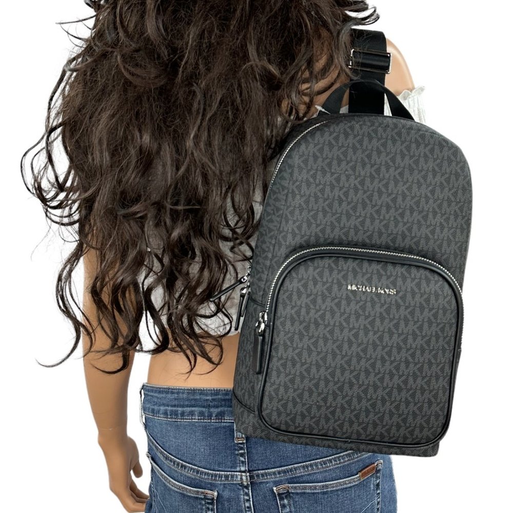 Michael Kors Cooper Sling Pack Backpack MK Signature Black
